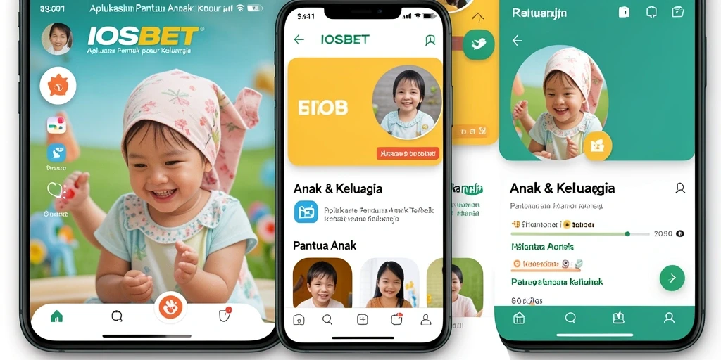 Screenshot IOSBET menunjukkan antarmuka ramah pengguna untuk Pantau Anak.