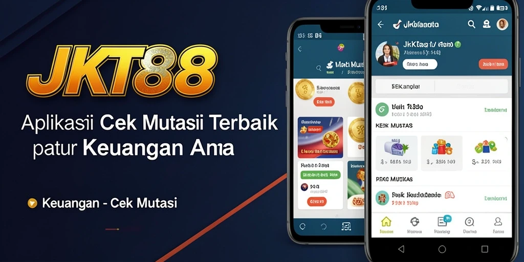 Antarmuka JKT88 menampilkan laporan mutasi keuangan yang jelas dan informatif.