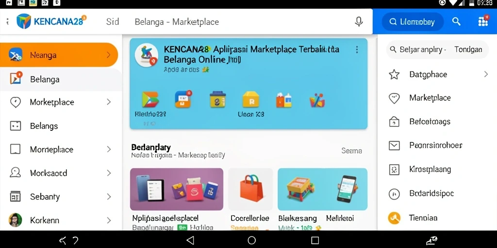 Tampilan antarmuka KENCANA28 yang sederhana dan fungsional.
