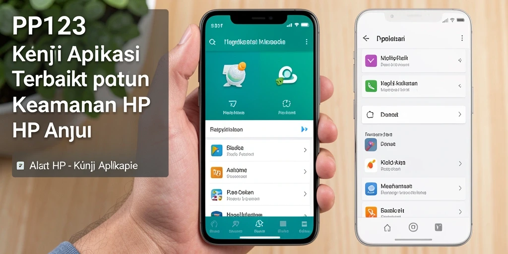 Antarmuka aplikasi Kunci Aplikasi PP123 yang menarik dan fungsional.