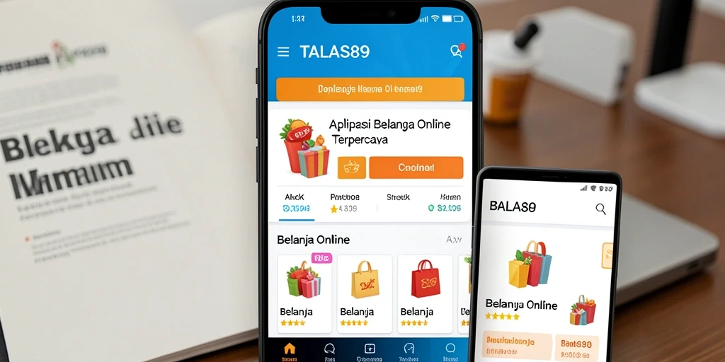 Tampilan utama TALAS89 yang intuitif dan menarik.